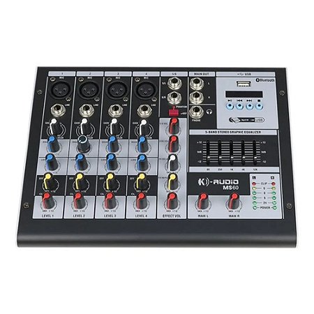 Mesa de Som Analogica K Audio MS 60