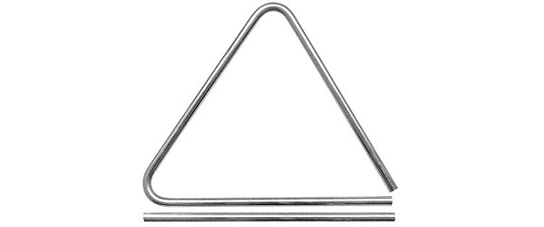 Triangulo Liverpool Cromado 25 Cm