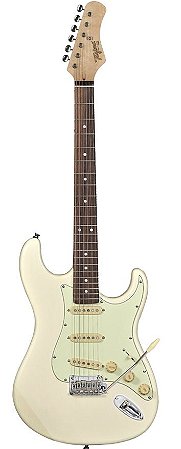 Guitarra Stratocaster Tagima T 635 White Escala Escura