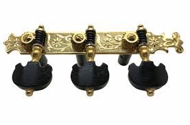 Jogo de Tarraxa Rozini Para Violão Nylon RAX 200 GKPG. P5B Dourado