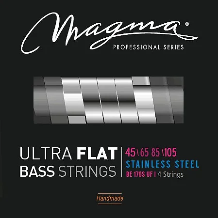 Encordoamento Baixo Magma Ultra Flat 0.45 4 Cordas Aço BE 170 SUF