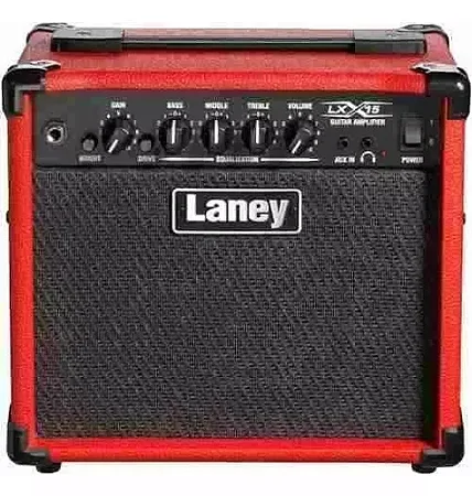 Amplificador Para Guitarra Laney Lx 15 Vermelho