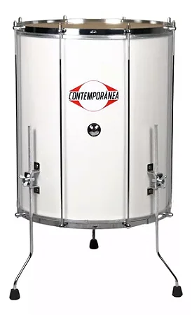 Surdo Al Branco C/ Gliter 18" X 55 Contemporânea 161 CGLB
