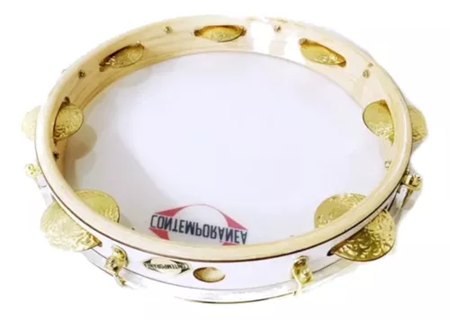 Pandeiro 34CLBC 12" Contemporânea Md FO  BC12 POL PELE TRANSP DO