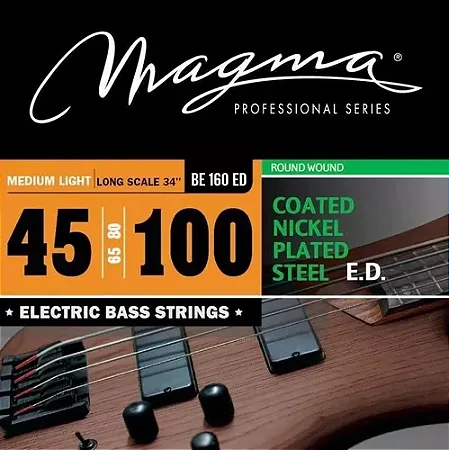 Encordoamento Baixo Magma Be 160 Ed Revestida 0.45 4 Cordas