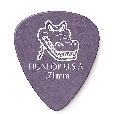 Palheta Dunlop Gator Grip 0.71 Mm