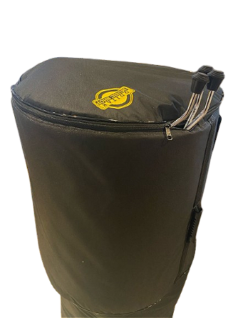 Bag Para Surdo de Chão Viasom 22 X 60 CM Luxo Premium Preta C 139 L