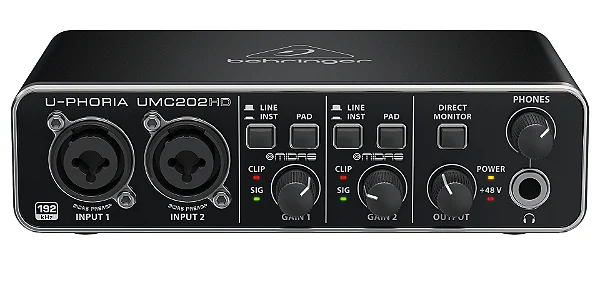 Interface Behringer Umc 202 Hd