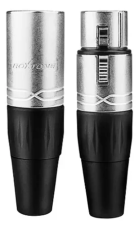 Kit Conectores Roxtone XLR XP3FM (Macho x Fêmea)