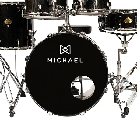 Bateria Michael Legacy 20'' DML 420 Sbk Sparkle Black
