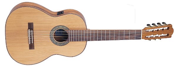Violão Nylon Elétrico Rozini Rx 237 FC2 N CD Cedro Canadense