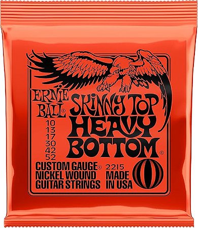 Encordoamento Guitarra Skinny 0.10 052 Ernie Ball Slinky P02215