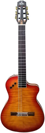 Violao Nylon Malibu Flat Santorini SB Red