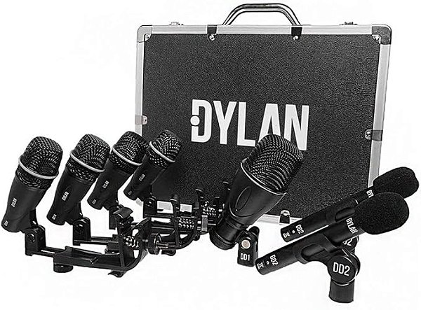 Kit de Microfone Dylan p/ Bateria DD 7