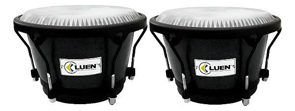 Conga Compacta Slim Folheado Pint Sparkle Preta (Par)