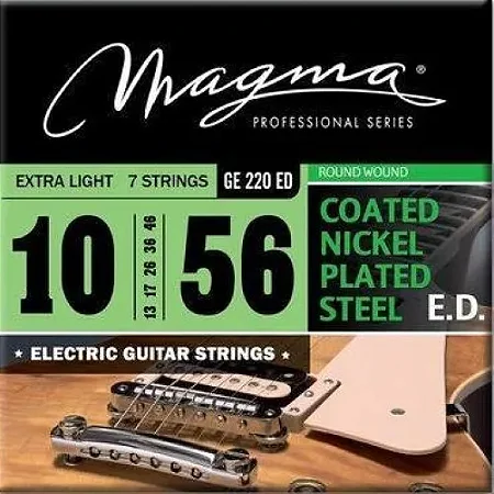 Encordoamento Guitarra 7 Cordas Magma Ge 220 Ed 10/56