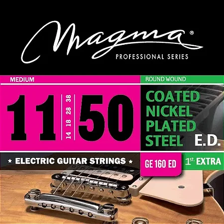 Encordoamento Guitarra Magma Ge 160 Ed 11/50 M