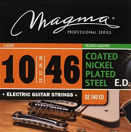 Encordoamento Guitarra Magma Ge 140 ED 10/46 L