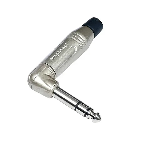 Conector Amphenol Acps Rn P 10 "L" Stereo Prata
