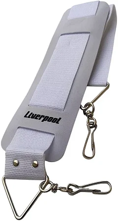 Talabarte Liverpool 2 Ganchos Branco c/ Ombreira