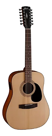Violao Cort 12 Cordas Eletro Acustico Aço Ad 810 E Op