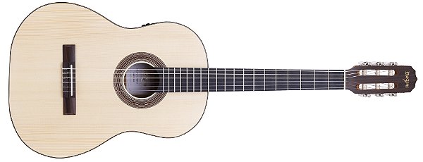 Violão Nylon Elétrico Rozini Rx 210 RE 2 FLP Studio Classico Fosco Louro Preto