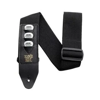 Correia c/ Porta Palheta Ernie Ball P/ Violão, Guitarra ou Baixo P 04039