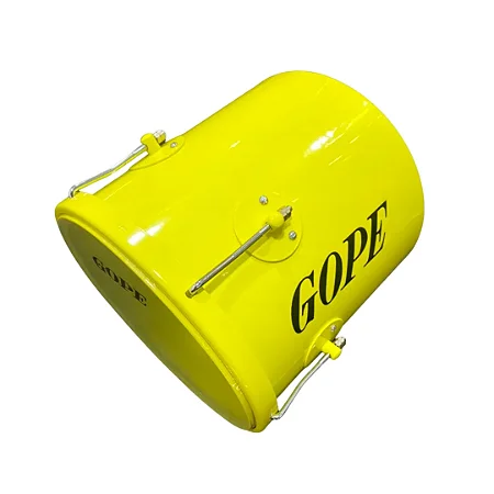 Repique De Mao Gope  Aluminio 30x11' 6 Afin. Amarelo LAL 3011 RMAMAMC