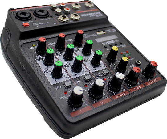 Mesa de Som Compacta Soundvoice MC 4 BT