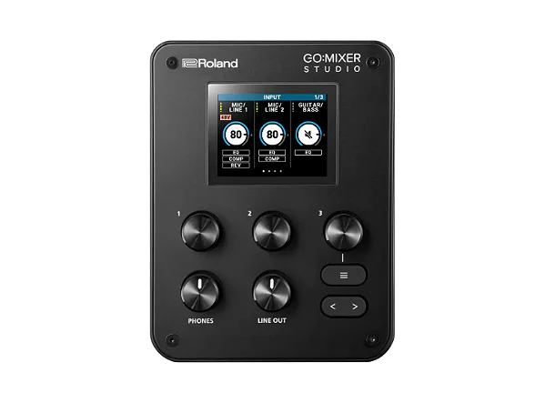 Interface Roland Go Mixer Studio