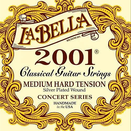 Encordoamento La Bella Classico 2001 Tensao Media Alta