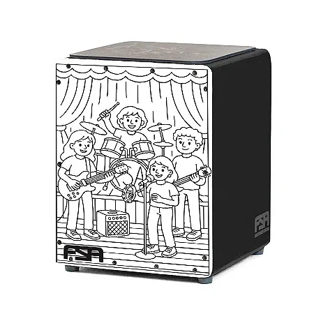 Cajon Fsa Kid Infantil Fk 19 Colorir