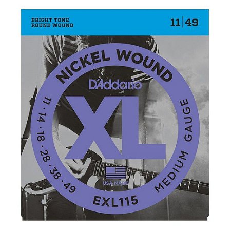 Encordoamento P/ Guitarra D'addario Exl 115 0.11