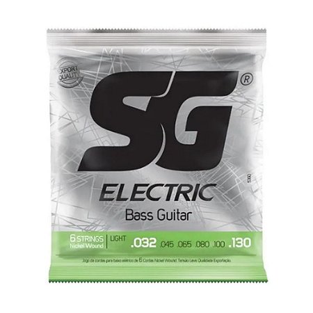 Encordoamento Baixo 6 Cordas 0.32 Sg Niquel