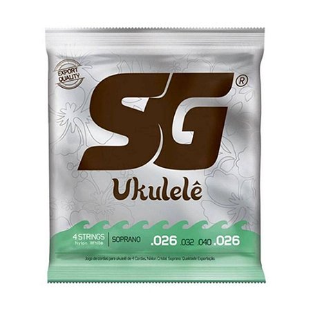 Encordoamento Ukulele Soprano Sg 0.026