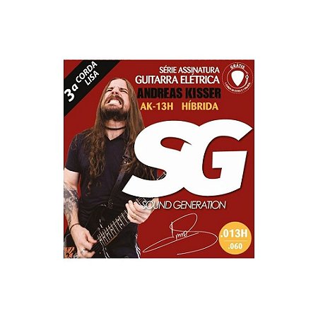 Encordoamento Guitarra 0.13 Sg Andreas Kisser