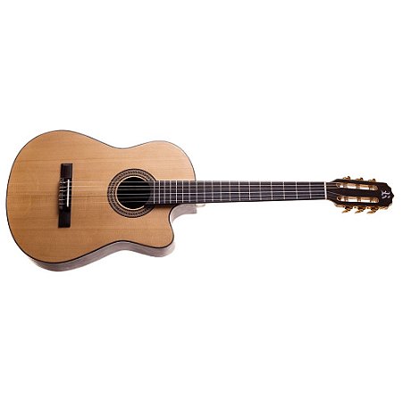 Violão Nylon Elétrico Rozini Rx 515 Bt AT N CT LP  Brasil Flat