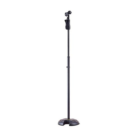 Pedestal para Microfone Reto Hércules MS201 B Pé de Ferro