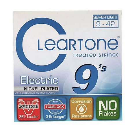 Encordoamento para Guitarra Cleartone 0.09 Super Light