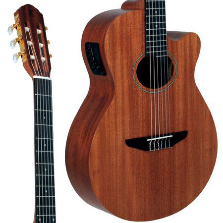 Violao Nylon Eletrico Tagima Vegas NTMS Natural Mahogany