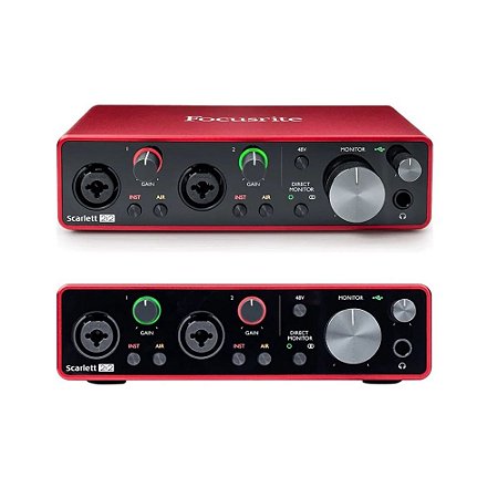 Interface De Audio Usb Scarlet 2 I 2 Focusrite 3 Rd Gen