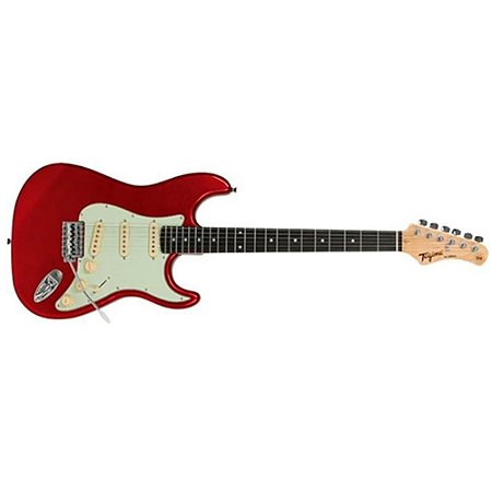 Guitarra Stratocaster Tagima Tg 500 Ca Woodstock Candy Apple