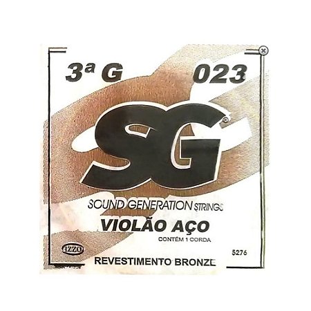 Corda Avulsa Sg 3 Sol Encapada Bronze