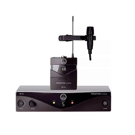 Microfone Sem Fio Lapela Akg V Set Pw 45 Band U 2