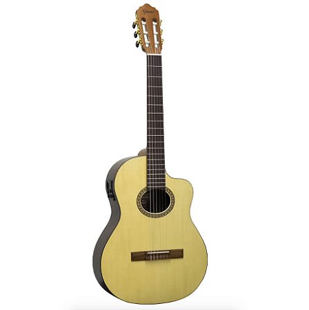 Violão Clássico Cutaway Giannini Nls Cedro Natural Satin