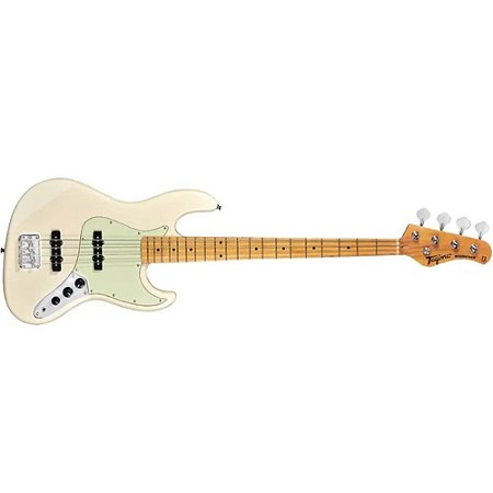 Baixo 4 Cordas Tagima Jazz Bass Tw 73 Woodstock Wv Branco