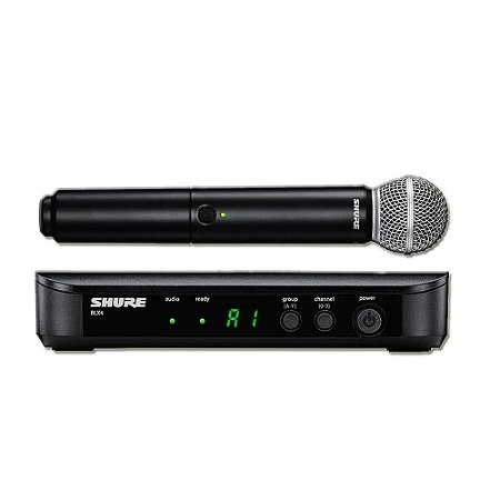 Microfone S/ Fio Shure Mao Blx 24 Br Sm 58 J 10