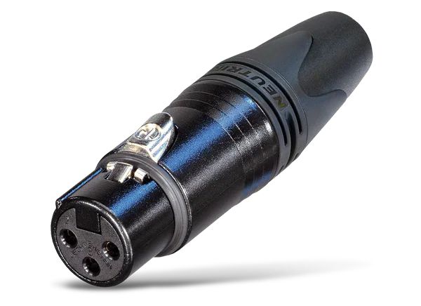 Conector Xlr Femea Neutrik Nc 3 Fxx B 3 Pinos