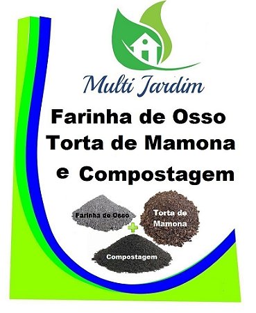 Farinha de Osso Torta de Mamona e Compostagem Adubo Orgânico