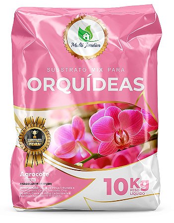 Substrato Mix Orquídeas Multi Jardim Premium Agrocote